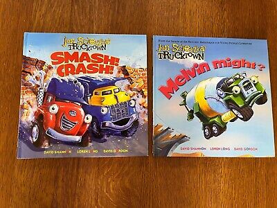 Lot of Jon Scieszka’s Trucktown MELVIN MIGHT? Smash! Crash! Hardcover  Books: 9781416941330 