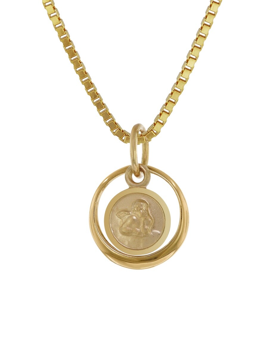 МОДЕЛЬЕР Schmuck Taufring из Энгель-Эйнхенгерского золота 585 пробы 14 карат из коллекции Silberkette 23790₽