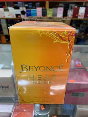 Beyonce Heat Rush 3.4 FL oz / 100 ML Eau De Toilette Discontinued!!