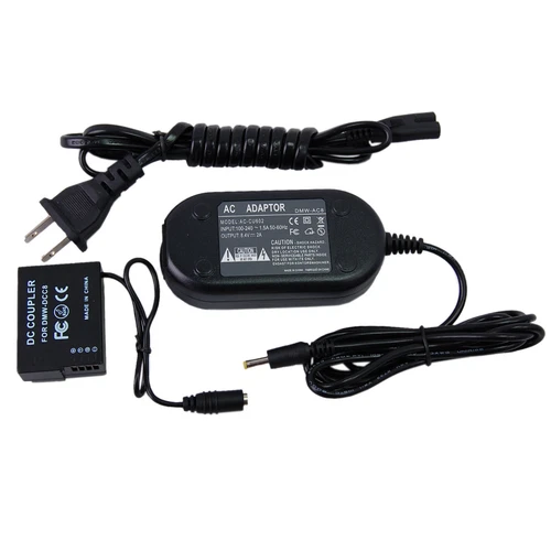 Adaptateur Secteur AC & Dc Coupleur pour Panasonic DMW-AC8PP DMW-DCC8 Lumix DMC