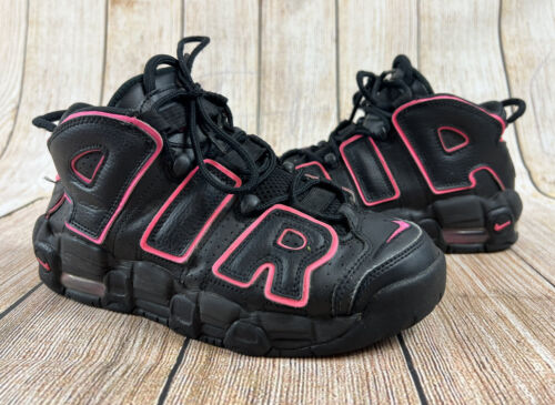 Nike  Air More Uptempo Pippen Shoes Pink Blast Black  415082 003 Youth 5.5Y/W7 - 第 1/12 張圖片