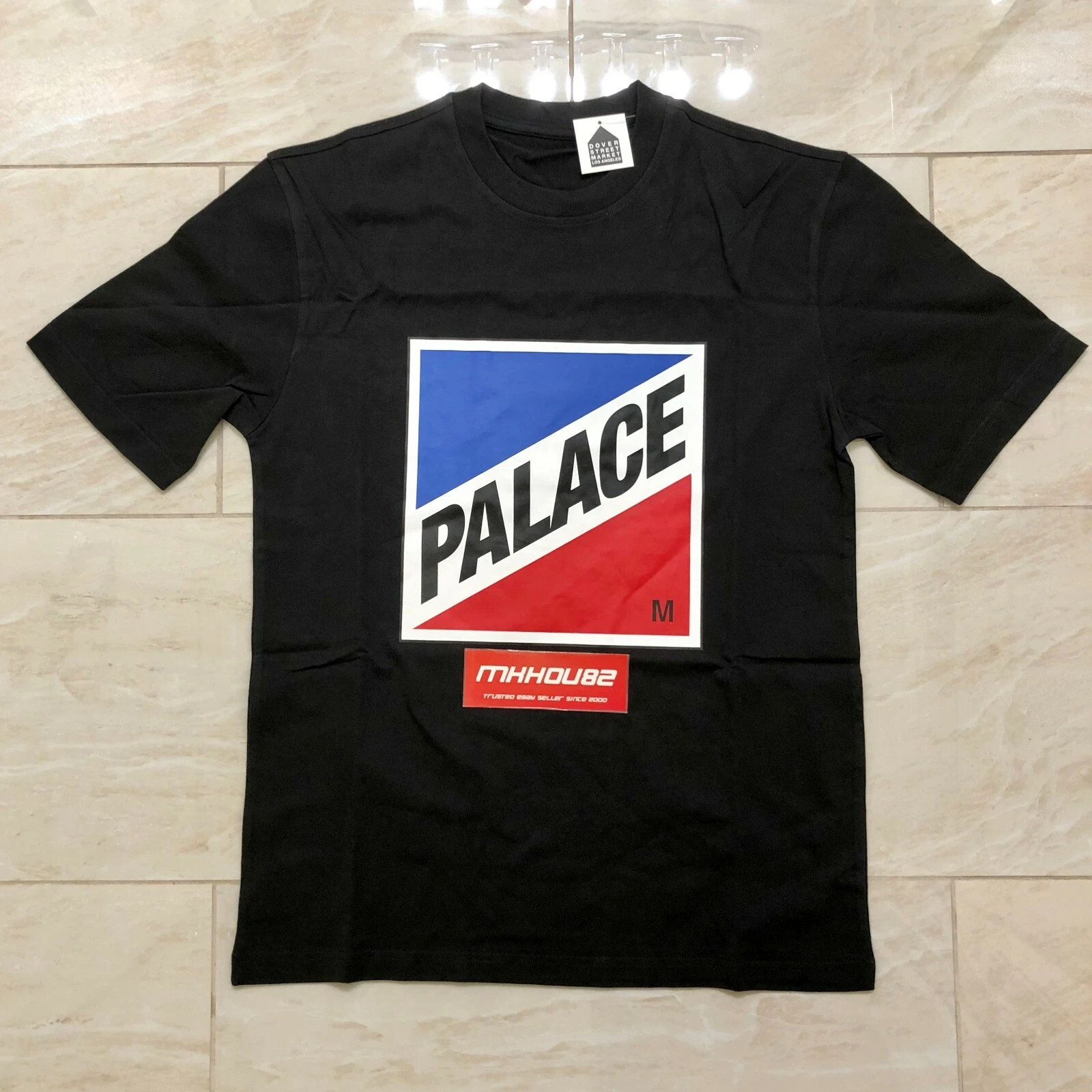 Neuf Palace Skateboards My Size T shirt boîte noire logo Supreme SS20 taille M