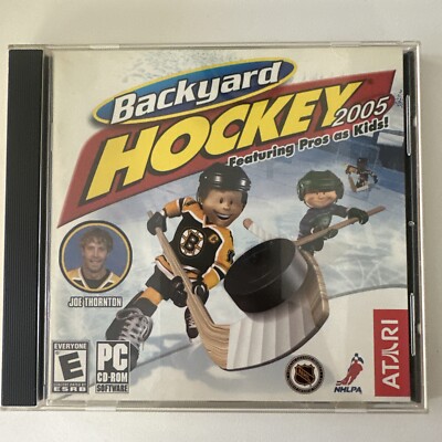 Backyard Hockey Featuring Pros as Kids! Atari 2005 PC Edition CD-ROM FreeShip