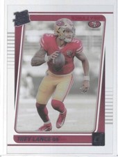 TREY LANCE 2021 PANINI CLEARLY DONRUSS RATED ROOKIE RC #54