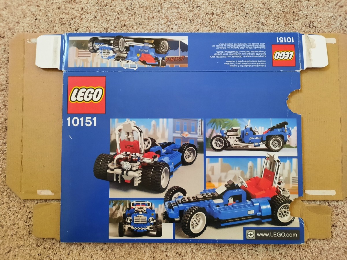 Lego 10151 Model Team Legend 5541 Hot Rod BOX ONLY, SUPER RARE