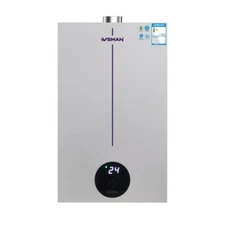WIFI Controlled  68,000 BTU  Tankless Water Heater and Bioler Combi, White