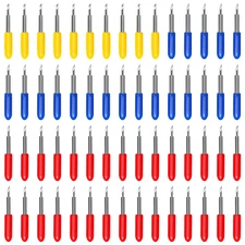 60Pcs Blades for Cricut Explore Air/Air 2 Maker Expression, Include 30Pcs 45° 