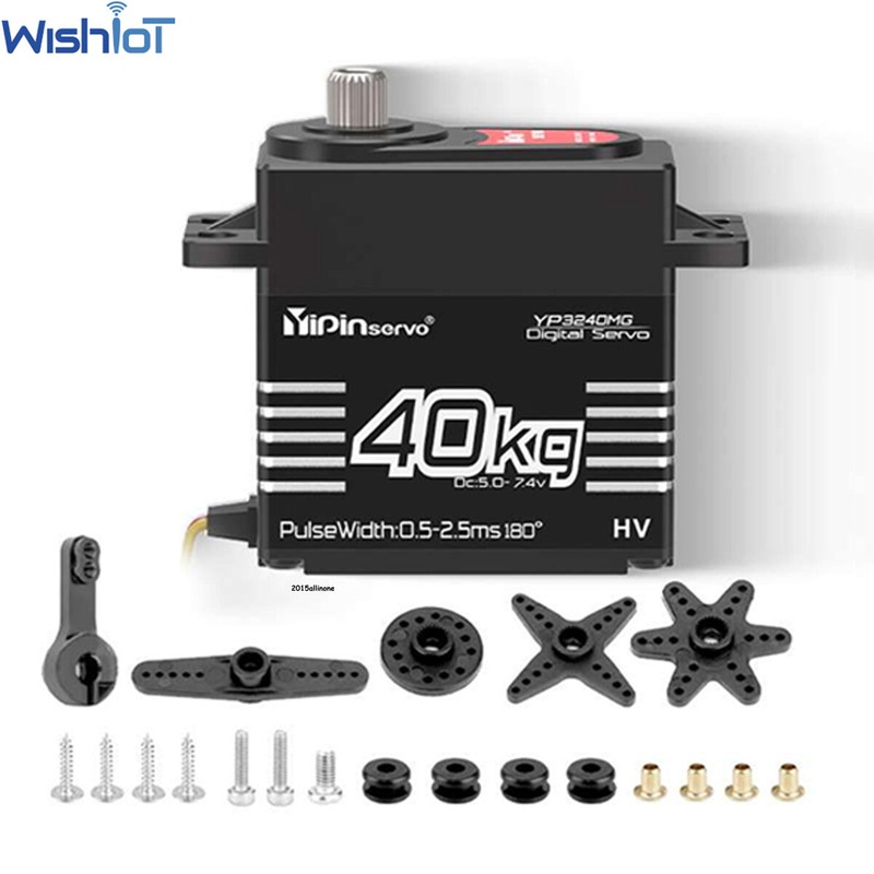 40KG High Torque Waterproof IP67 Brushless Servo Motor For 1/8 1/10 DIY RC Model
