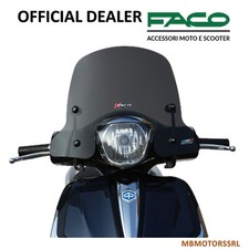 FACO 28640 PARABREZZA CUPOLINO BASSO FUME' PIAGGIO LIBERTY I-GET 50 2021 2022