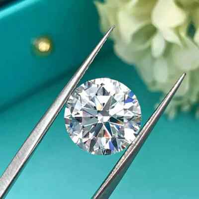 Natural D Color VVS1 Certified 2 Ct Loose Lab Grown Round Brilliant Diamond
