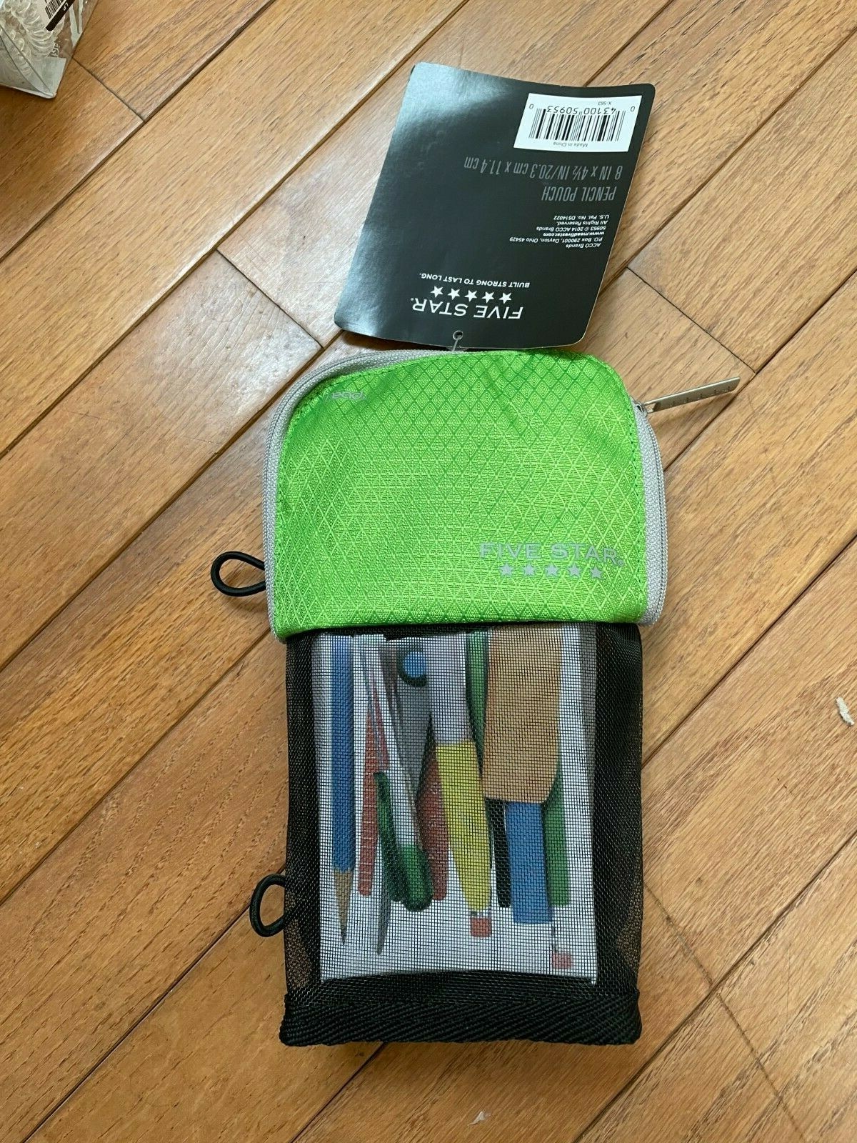 Mead Five Star selfstanding pencil pouch with interior pockets NEW eBay
