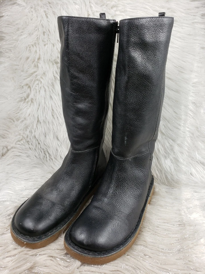 Botas informales de cuero negras GAP KIDS talla US 4 / EUR 34 Foto 3 de 4