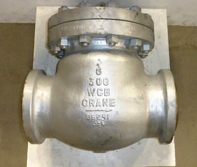 Crane 1591/2XU Swing Check Valve Butt Weld Size 6 Class 300 | eBay