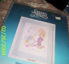 vintage Paragon Stitchery Picture Kit Precious Moments