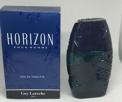 2 Bottles Horizon For Men by Guy Laroche  Eau de Toilette Splash  1.7  oz Each