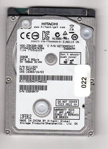 Hitachi 320GB HDD 2,5 Zoll Z5K320-320 gebraucht #022