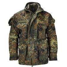 Mil-Tec Markenjacke RipStop Smock Bundeswehr Flecktarn Parka Herrenbekleidung