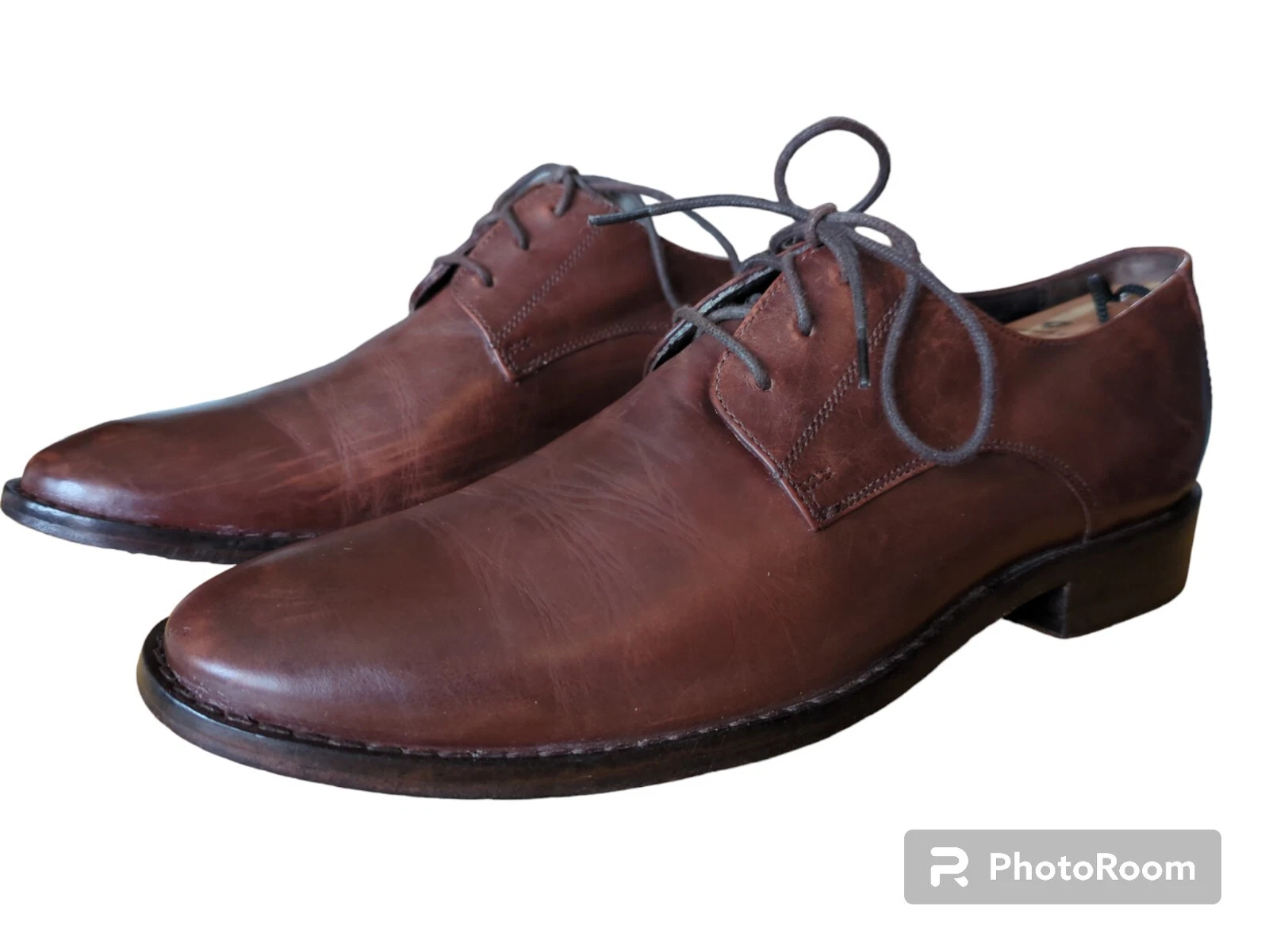 Scarpe da uomo Cole Haan NikeAir C08070 Oxford Madison semplici 8 M marroni con forme