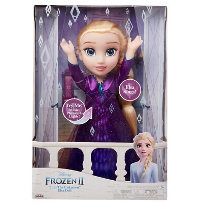 INTO THE UNKNOWN エルサ Disney Frozen II Princess Elsa Interactive Feature Doll Sings