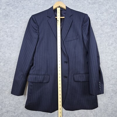 Brooks Brothers 1818 Fitzgerald Blazer Size 43R 100% Wool Navy