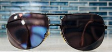 Vintage Hipster Retro Marchon Marcolin Metal Pilot Sunglasses Italy FRAMES ONLY