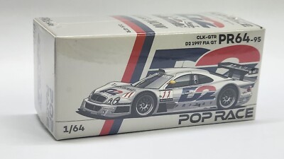 1:64 Pop Race Mercedes Benz CLK-GTR WARSTEINER D2 1997 FIA GT PR64