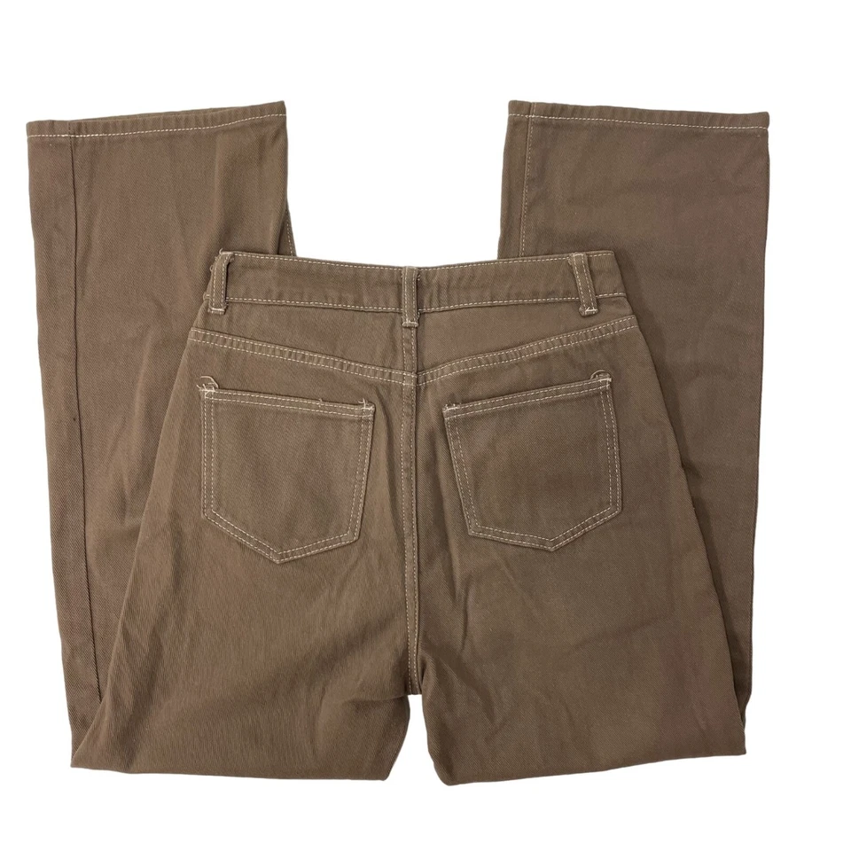 De Colección Años 70 Hombres MOCHA Marrón ULTRA SUAVE Jeans Denim Hippie Pantalones BELL BOTTOM Pantalón Foto 2 de 4