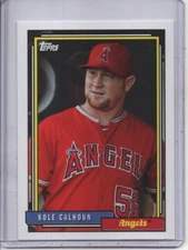 2017 TOPPS ARCHIVES #217 KOLE CALHOUN CALIFORNIA ANGELS FREE SHIPPING