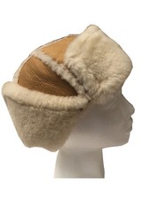 Bonnet Toque Chapka Cuir de Mouton Fourrure