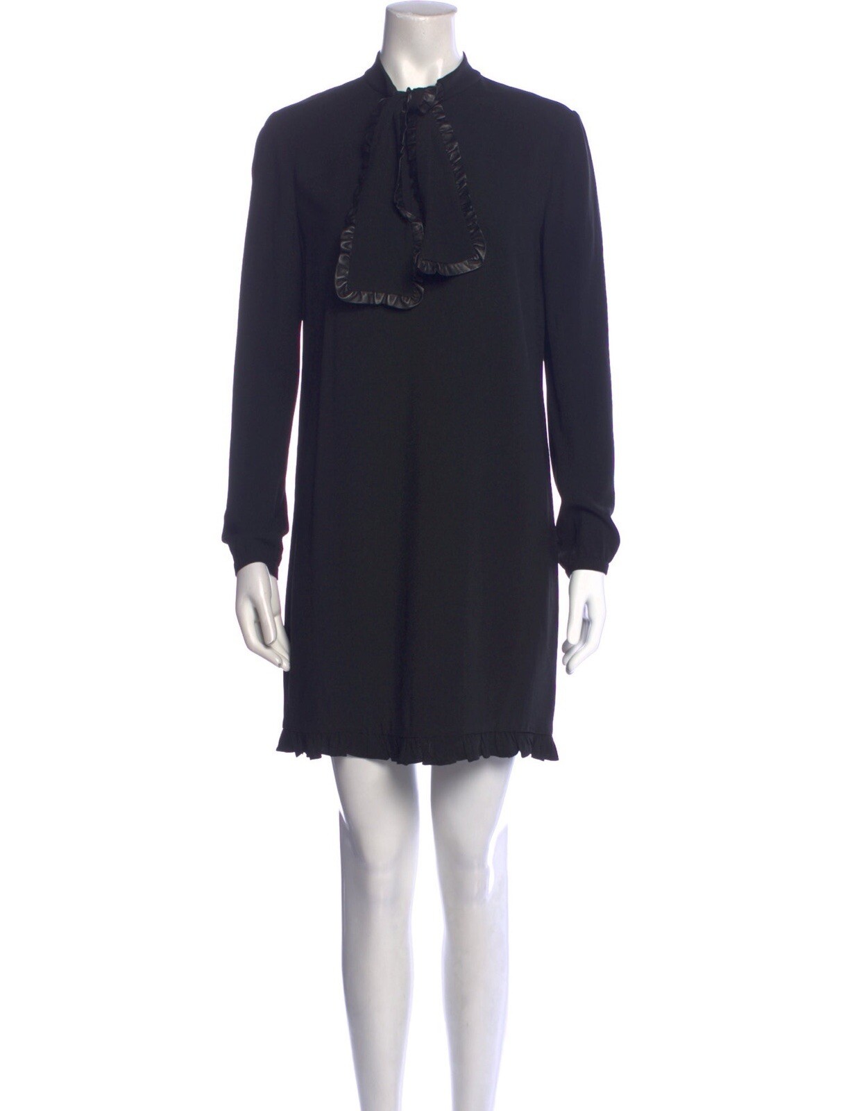 Abito da donna nero Saint Laurent Shift taglia UK FR 44 UK 14 US 10 12