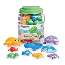 Snap n Learn Turtles Color Sorting and Matching Toy Fun for Kids 12 Pieces