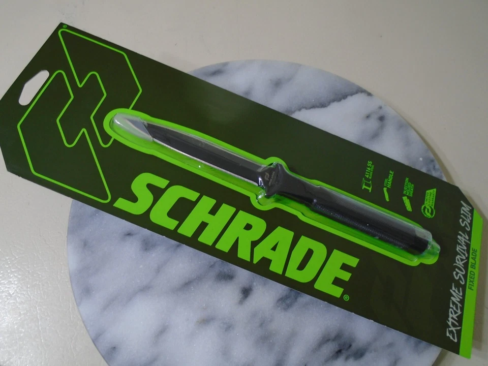 Cuchillo daga Schrade Extreme Survival delgado hoja fija 4116SS Full Tang 1182511 Foto 4 de 4