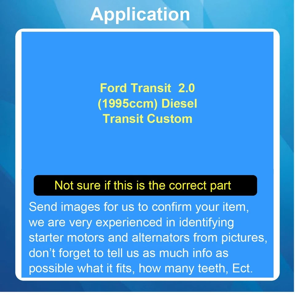 Ford Transit Custom Alternator AFTERMARKET 2018- FGN20S029 FGN20S052 - Image 4 of 4