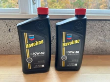 Chevron Havoline 10W-40 Conventional Motor Oil, 1 Quart - Qty 2