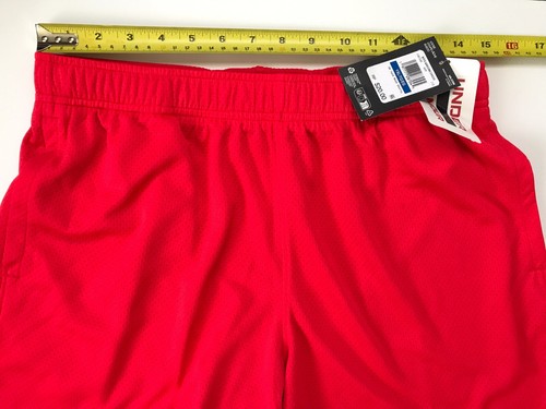 NWT Under Armour Youth YXL UA Tech Mesh Shorts 1387348 Red New - Picture 4 of 10