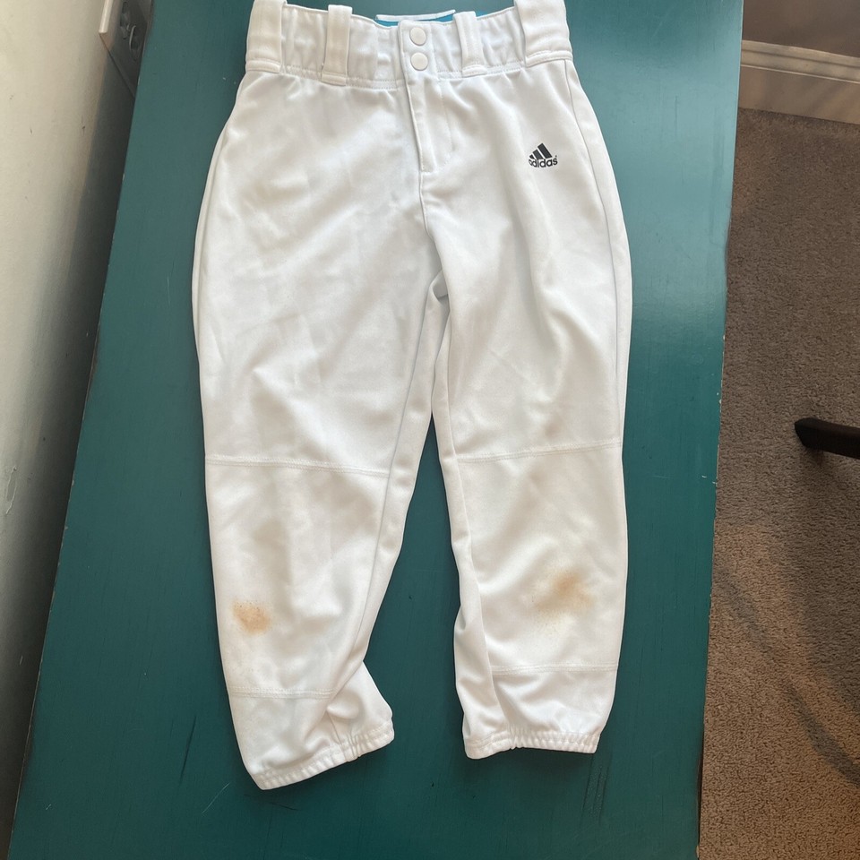 2 Pair Adidas Softball Pants White Size 11/12 Youth eBay