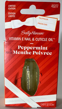 Sally Hansen Peppermint Scented Vitamin E Nail  Cuticle Oil 0.45 fl oz NIB