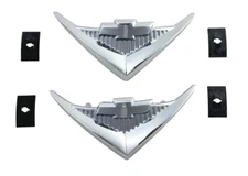 55 Chevy Under Taillight V8 Emblems 1955 Chevrolet New