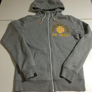 nike green bay packers zip up hoodie