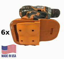 ORANGE! 6 Pack: RIDGID 18V Tool Mounts / Hangers / Holders - MADE IN USA