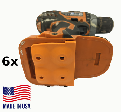 #ad ORANGE 6 Pack: RIDGID 18V Tool Mounts Hangers Holders MADE IN USA $11.49