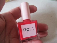 NCLA Nail Polish Lacquer Call My Agent Red Hot Pink Shine