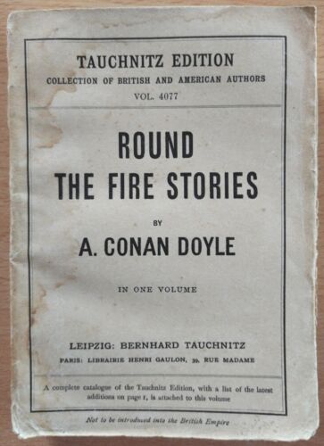 ROUND THE FIRE STORIES  by  Arthur CONAN DOYLE . - Photo 1/16