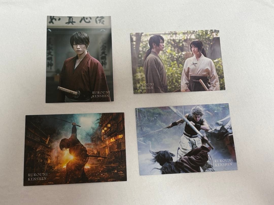 Juego de 4 bromuros Rurouni Kenshin coleccionables usados comprar ahora