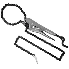 Locking Chain Pliers, Removable 48″ Chain, Holds Up To 14" Diameter Pipes, Un...