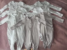 Mamas and papas 0-3m sleep suits 