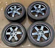 Nissan R35 Gtr Black Edition Rims Tires Full Set Oem Rays R35 Gt-r G37 370z