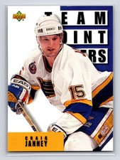 1993-94 Upper Deck - Craig Janney #303 St. Louis Blues Hockey Card