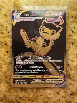 Pokémon TCG Mew VMAX Secret Rare Full Art Holo Lost Origin TG30/TG30 English