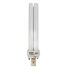 Philips 26w Double Tube 2-Pin G24D-3 3500K White Fluorescent Light Bulb